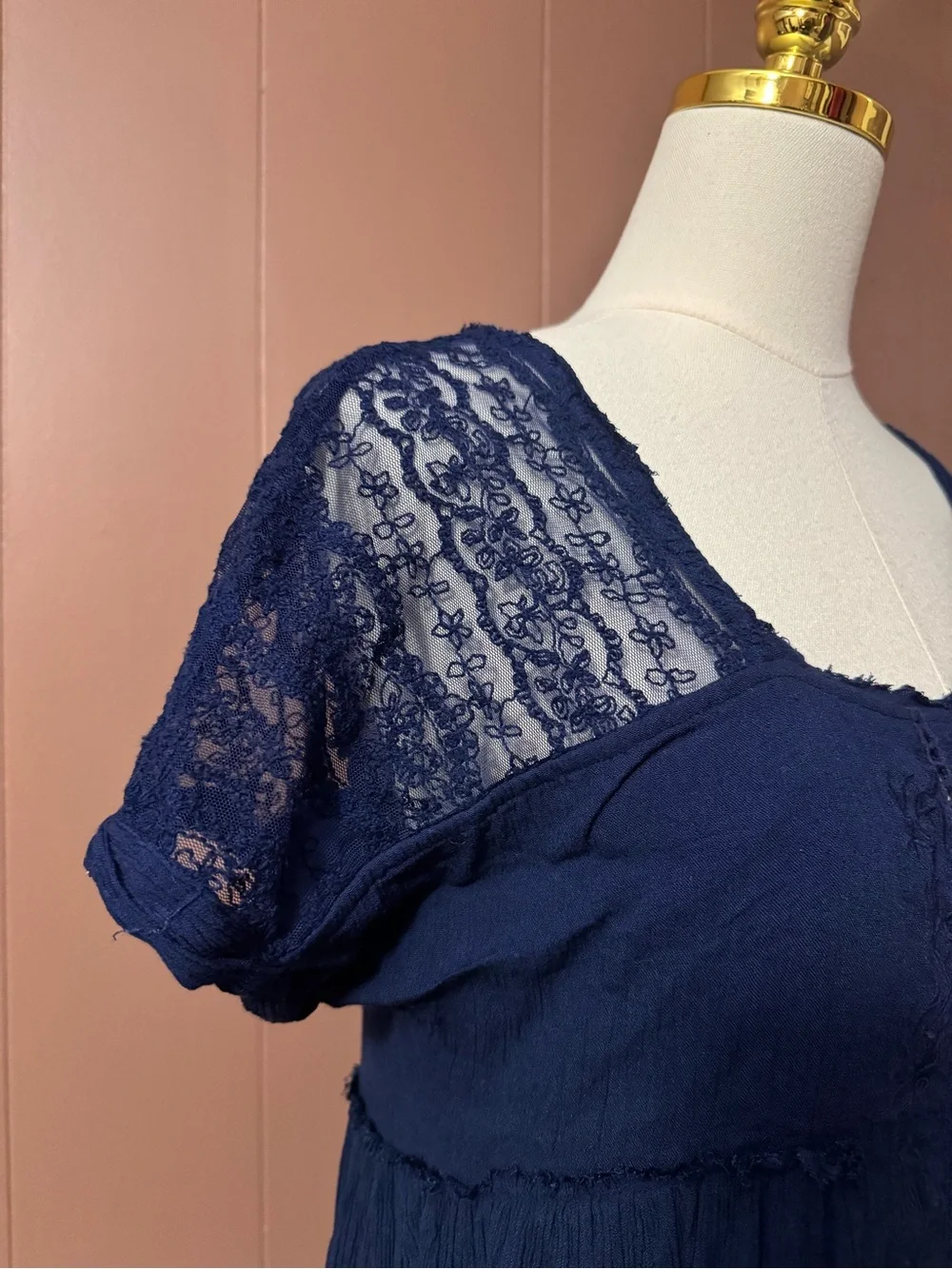 Free People flowy navy